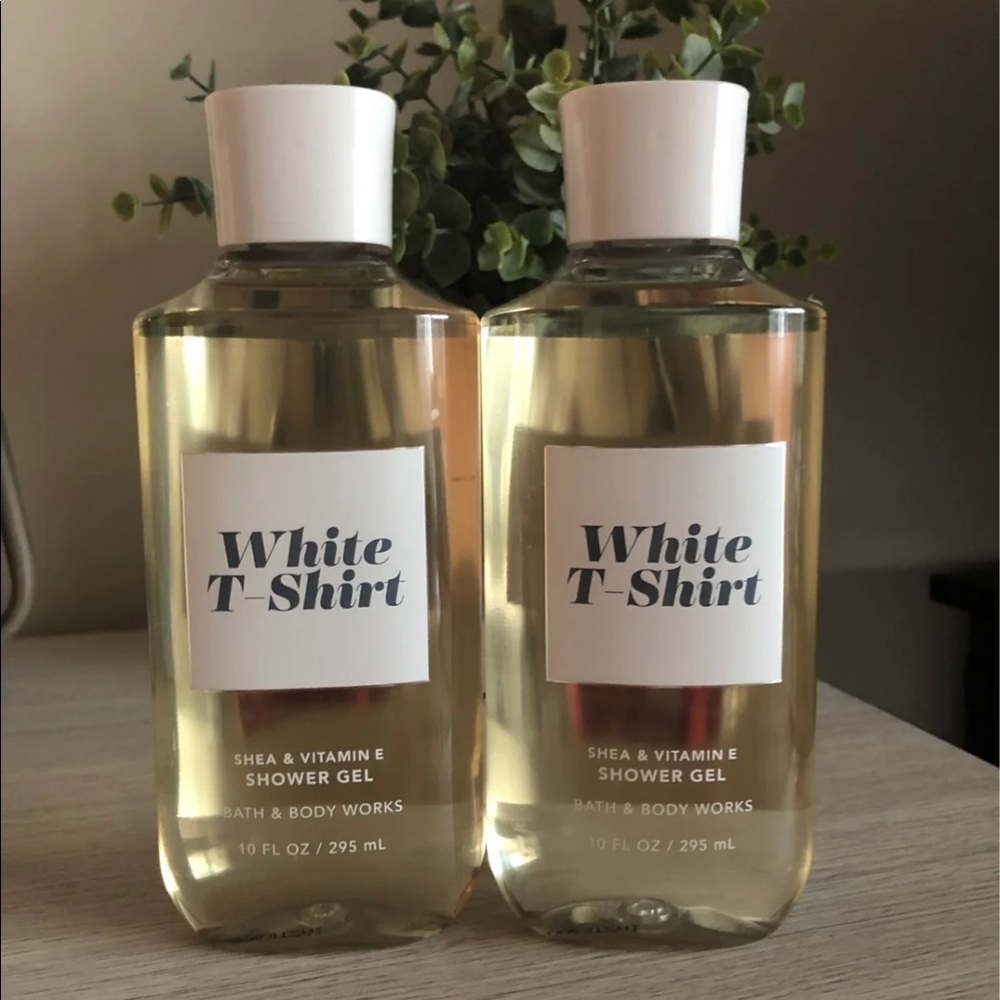 Bath and Body Works White T Shirt Shower Gels